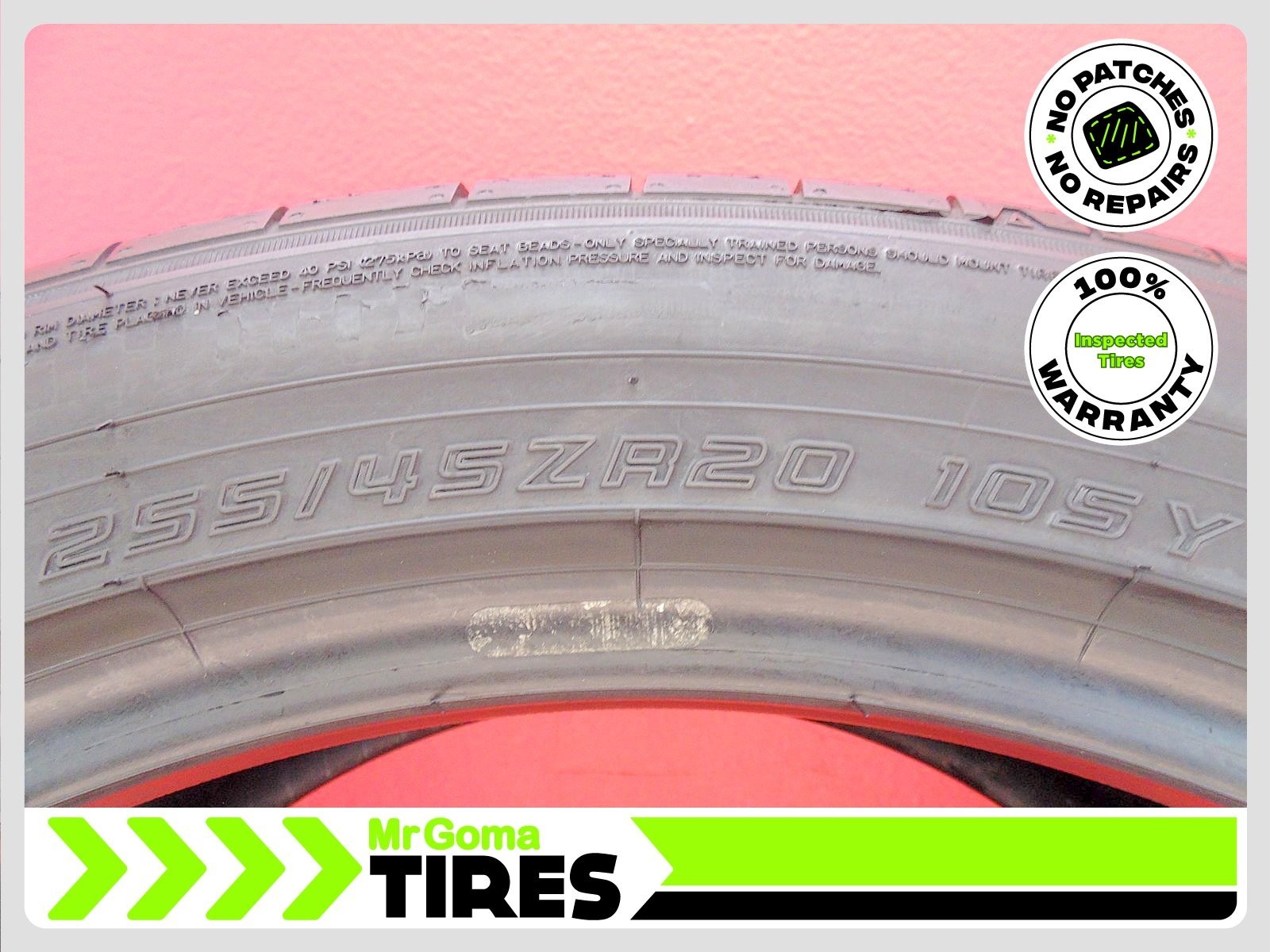 1 FALKEN AZENIS FK460 A/S XL 255/45ZR20 USED TIRE 7.5/32 TREAD 105Y 2554520