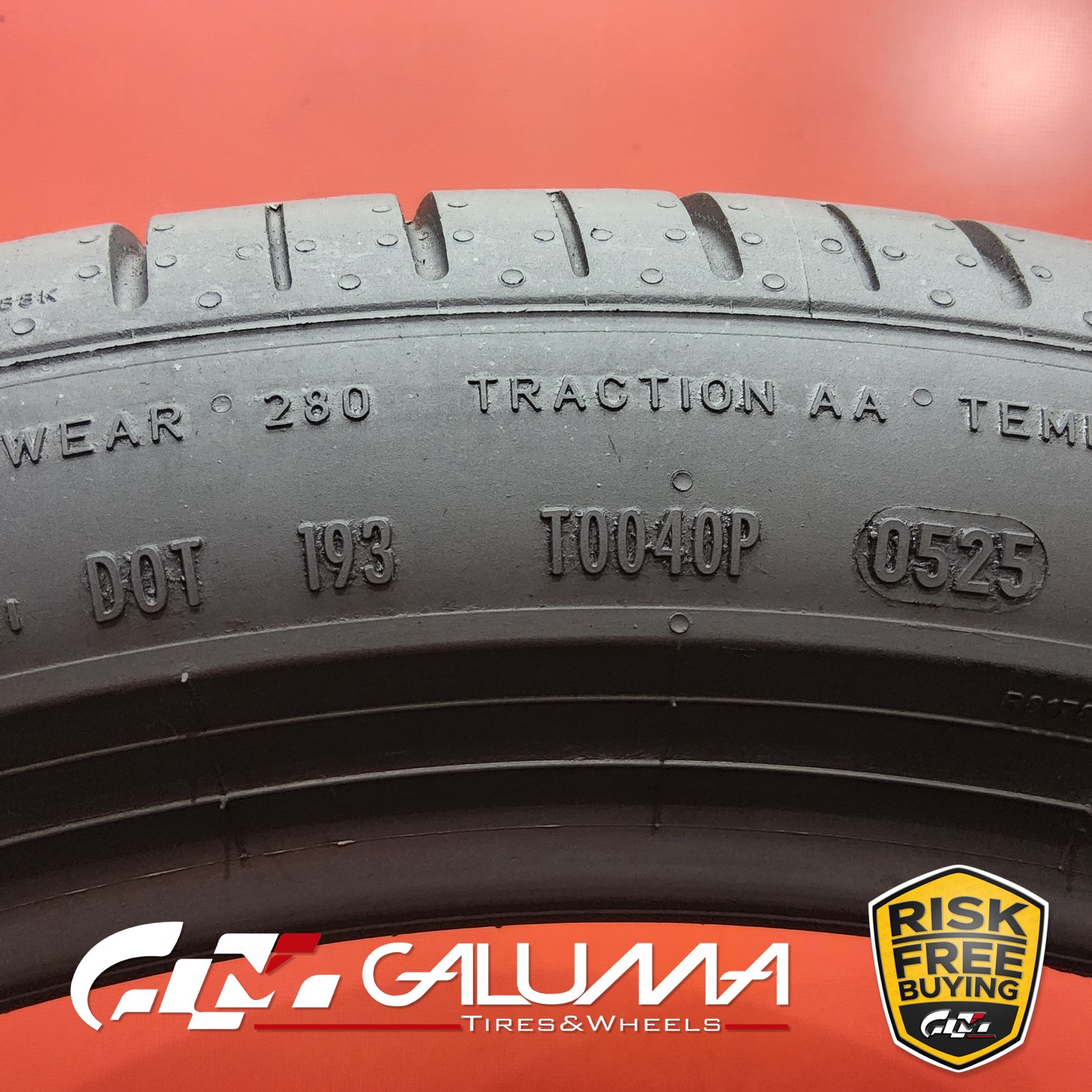 Set of 2 Tires LikeNEW Pirelli P-Zero (PZ4) ★MO XL 245/40R20 No Repairs #95907