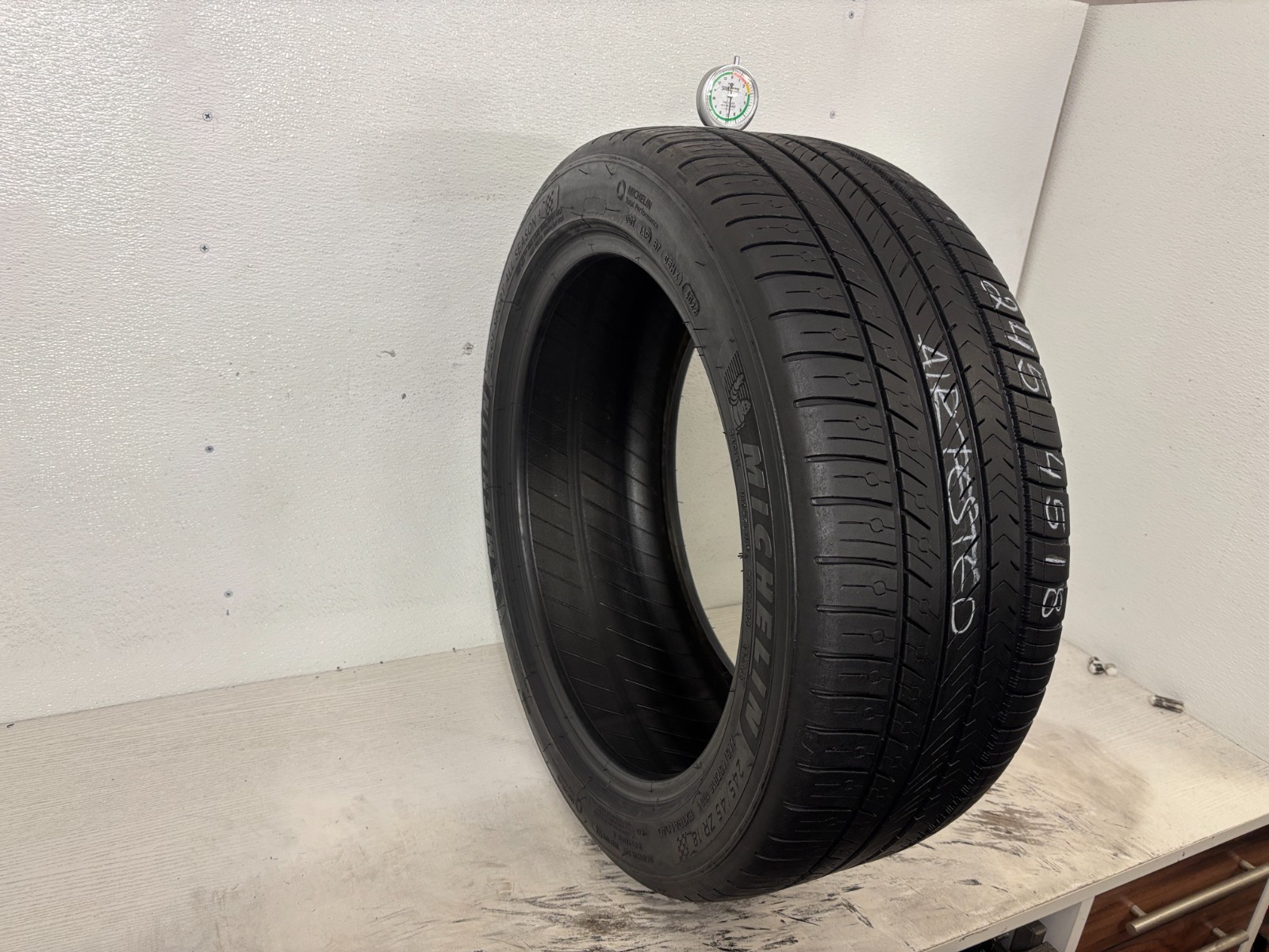 1 Tire 245 45 18 Michelin Pilot Sport A/S 4 (60-70% Tread Left) NO REPAIRS 100Y