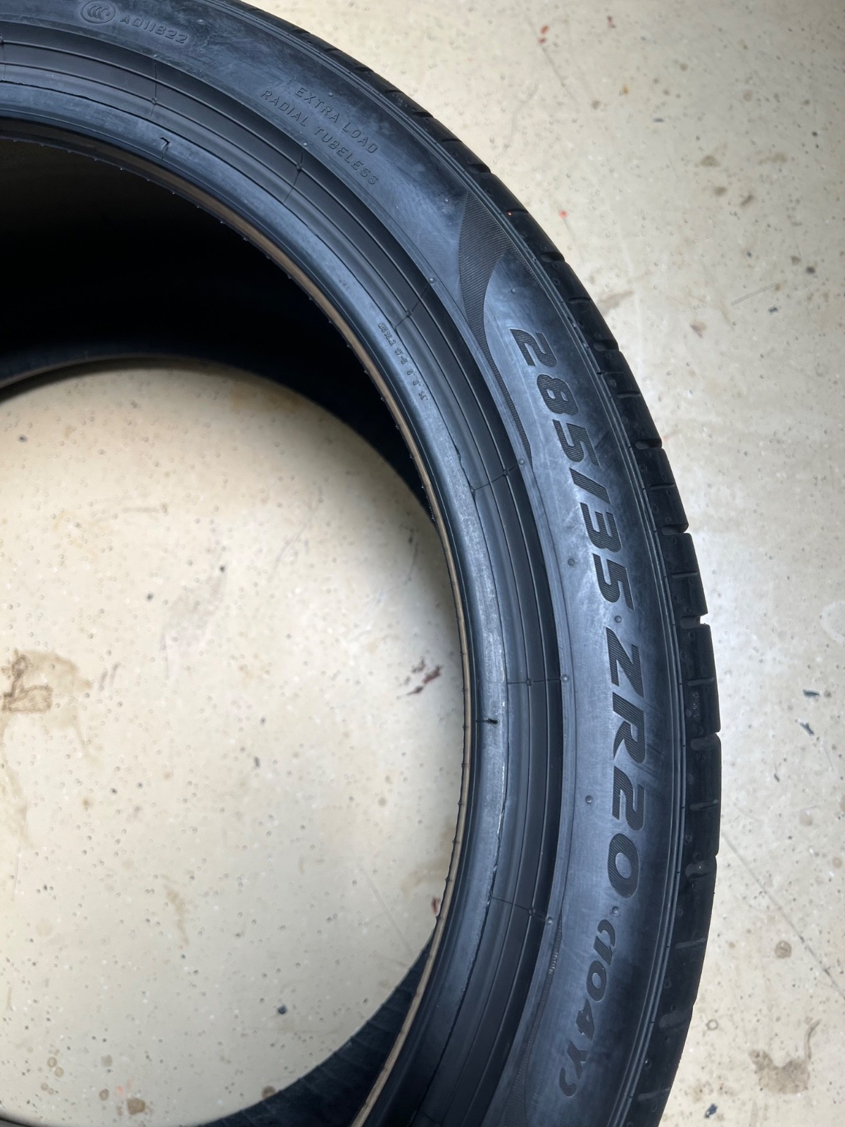 1 – NICE 285/35ZR20 XL (104Y) Pirelli P Zero PZ4 (*) BMW OEM – 6103
