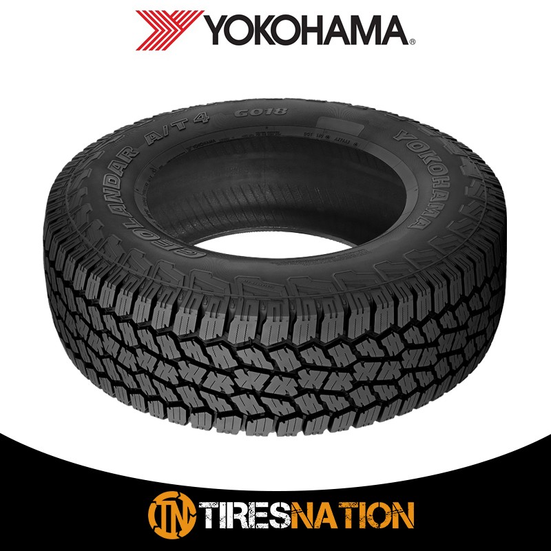 (1) New Yokohama GEOLANDAR A/T4 LT275/55R20/10 120/117S Tires