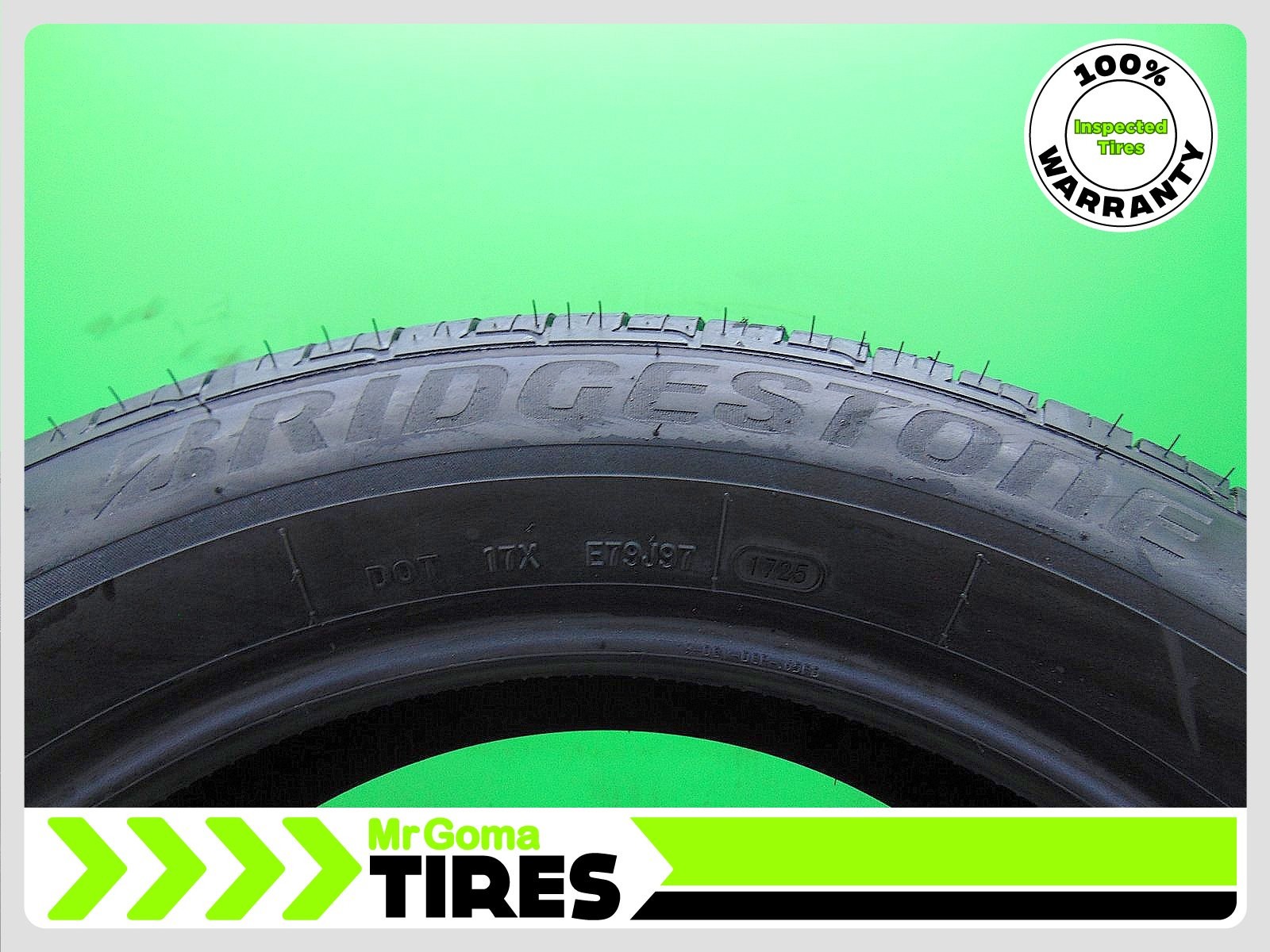 4 235/55R19 USED TIRES BRIDGESTONE TURANZA EL440 8.0/32 TREAD 101H 2355519