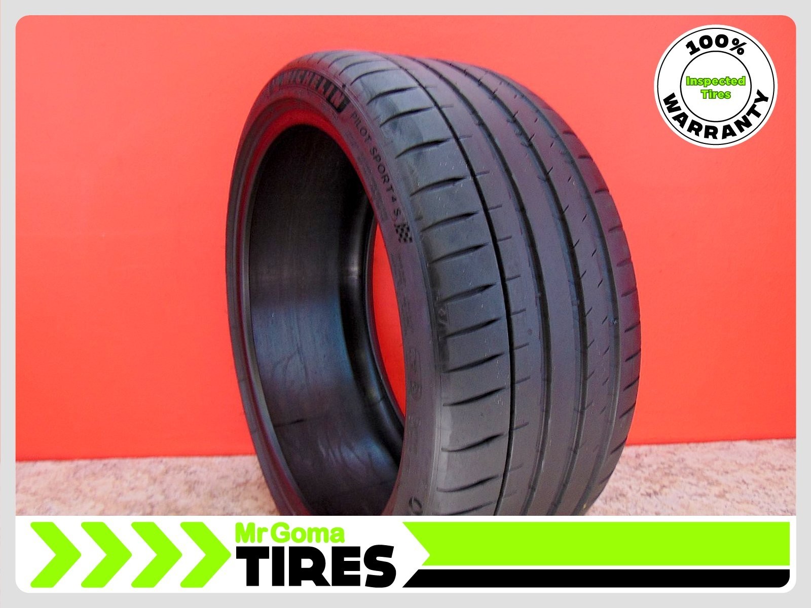 1 MICHELIN PILOT SPORT 4S T2 ACOUSTIC XL 245/35ZR19 USED TIRES 7.5/32 TREAD 93Y