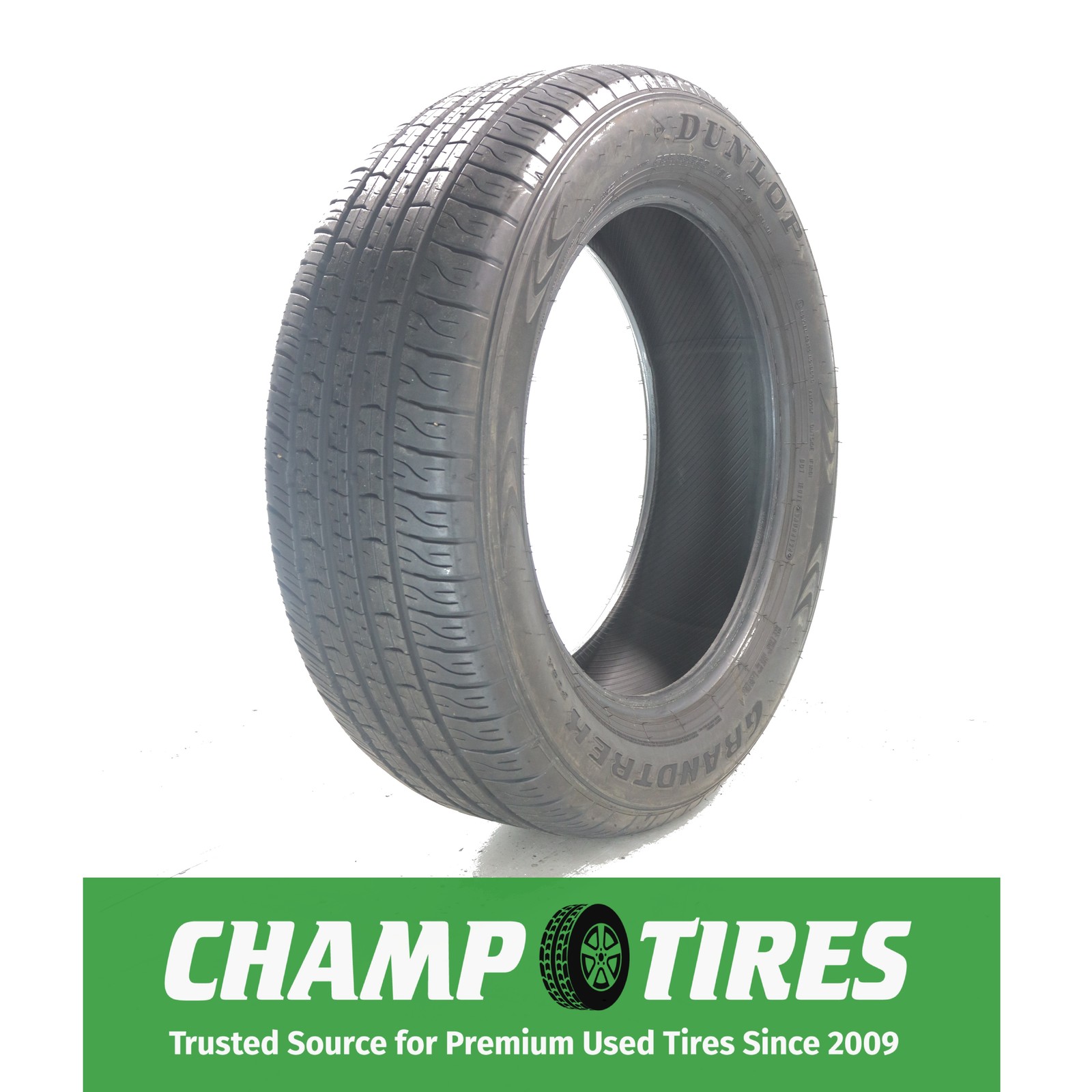 Set Of 4 P265/55R20 Dunlop GrandTrek PT5A 113 V Used 8/32nds