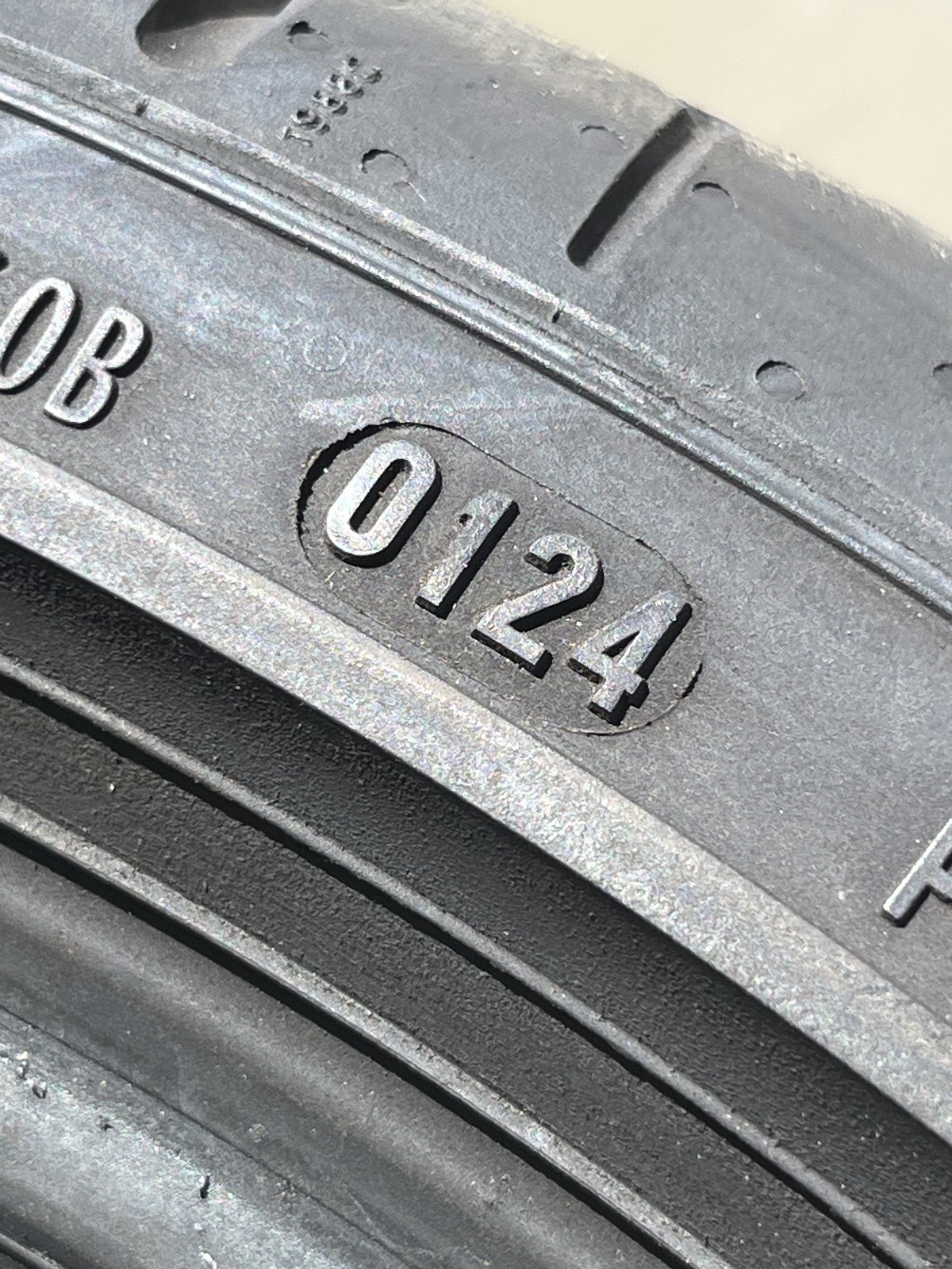 1 Pirelli P Zero PZ4 Run Flat ★ BMW 205/40R18 86W DOT.0124 5.75/32 NO Patch