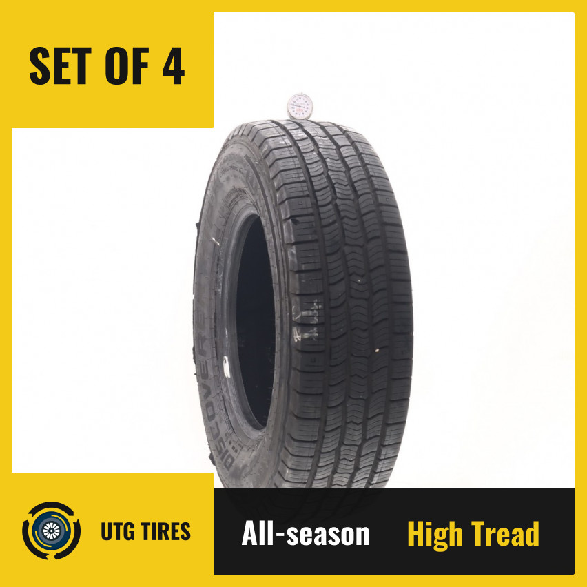 Set of (4) Used LT 245/75R16 Cooper Discoverer HTP II 120/116R – 10.5-12/32