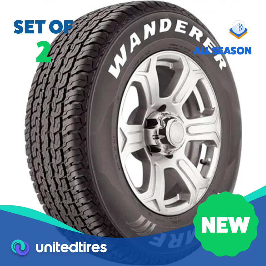 Set of (2) New 265/70R15 MRF Wanderer A/S 112S