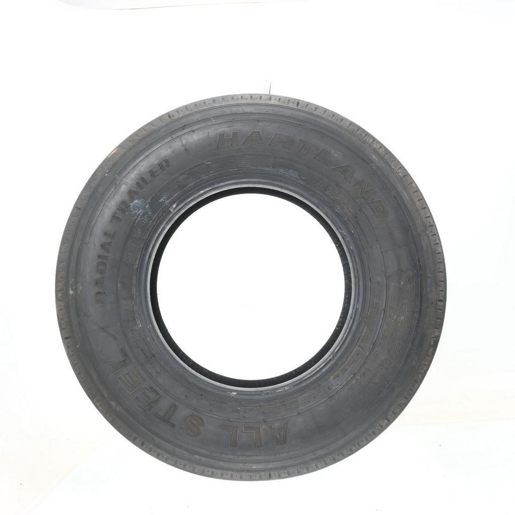 Set of (2) Used ST 235/80R16 Hartland All steel radial trailer 129/125N – 9/32