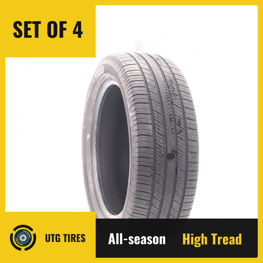 Set of (4) Used 235/55R20 Michelin Defender 2 102H – 8.5-9.5/32
