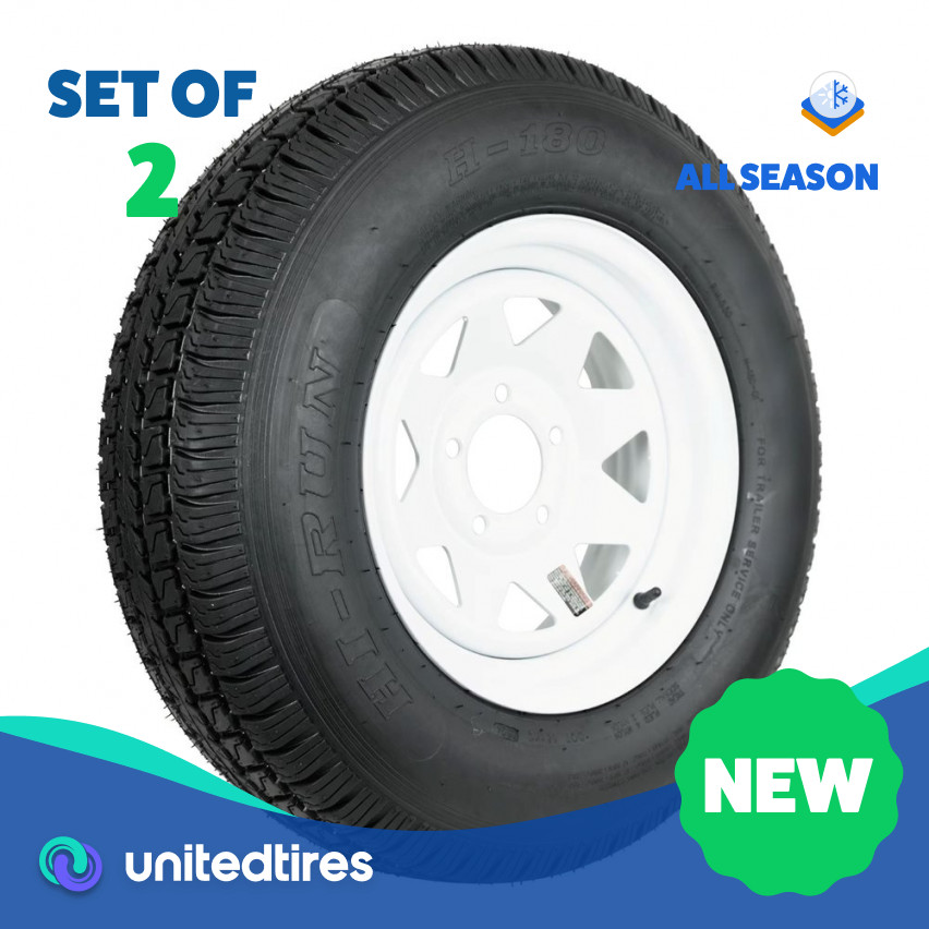 Set of (2) New ST 205/75D14 Hi-Run H180 100L