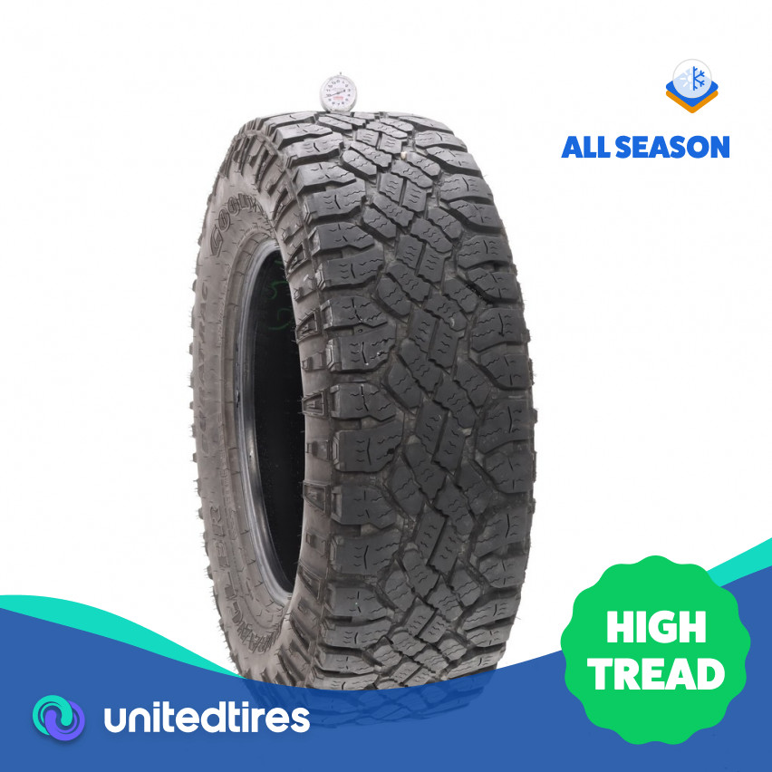 Used LT 275/70R18 Goodyear Wrangler Duratrac 121/118R – 9.5/32