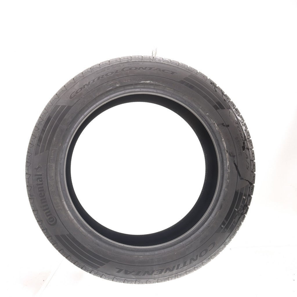 Set of (4) Used 235/55R19 Continental ControlContact Tour M A/S EV – 10-10.5/32