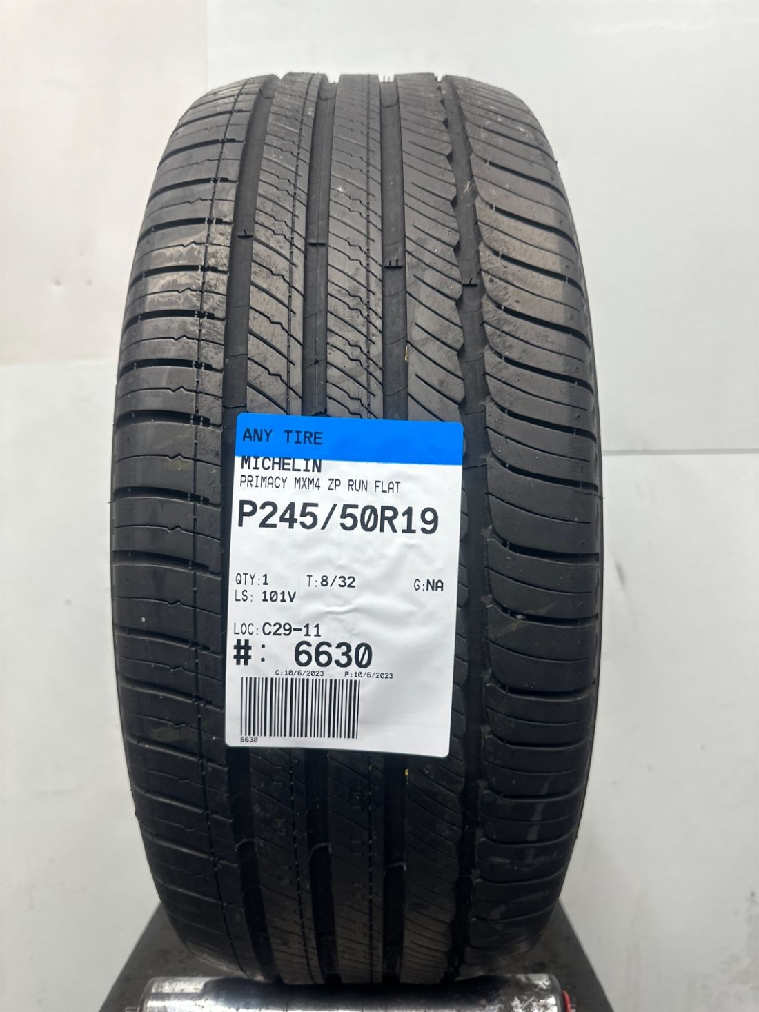 1 Used P245/50R19 Michelin Primacy mxm4 ZP Run Flat 101 V – 8/32