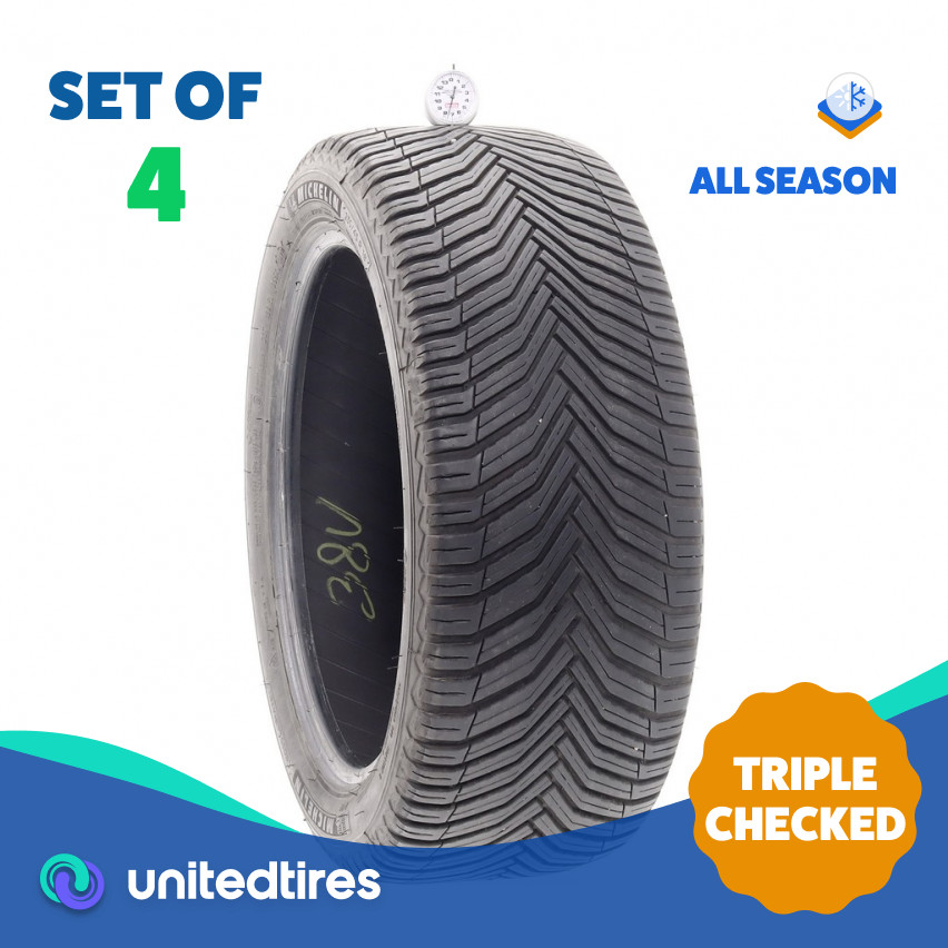 Set of (4) Used 235/45R18 Michelin CrossClimate 2 98V – 7.5-8/32