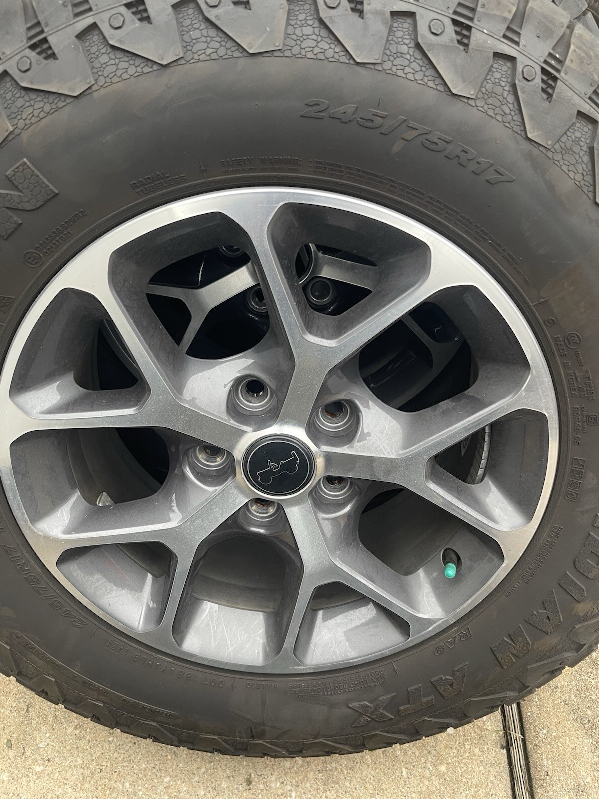 Tires Only 7909 Miles On Them 1 of Them Have 0 Miles On It. New