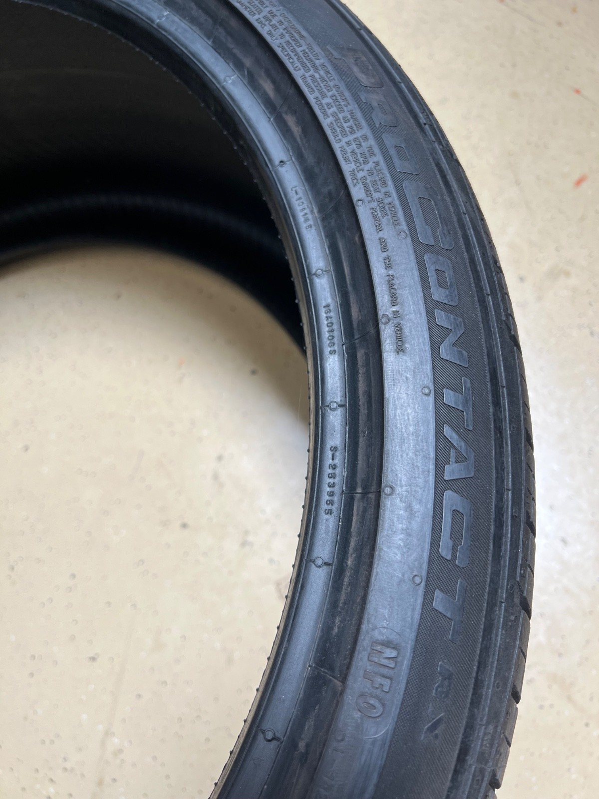 1 – NO REPAIRS 305/30R21 XL (104H) Continental ProContact RX (NF0) – 7131