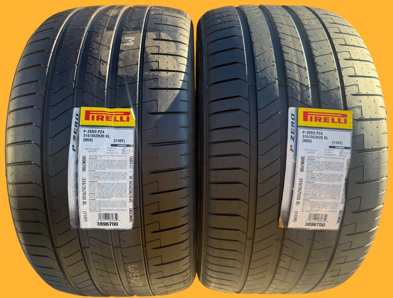 TWO BRAND NEW 315/35ZR20 (110Y) Pirelli P Zero PZ4 ND0 Porsche Panamera Tires