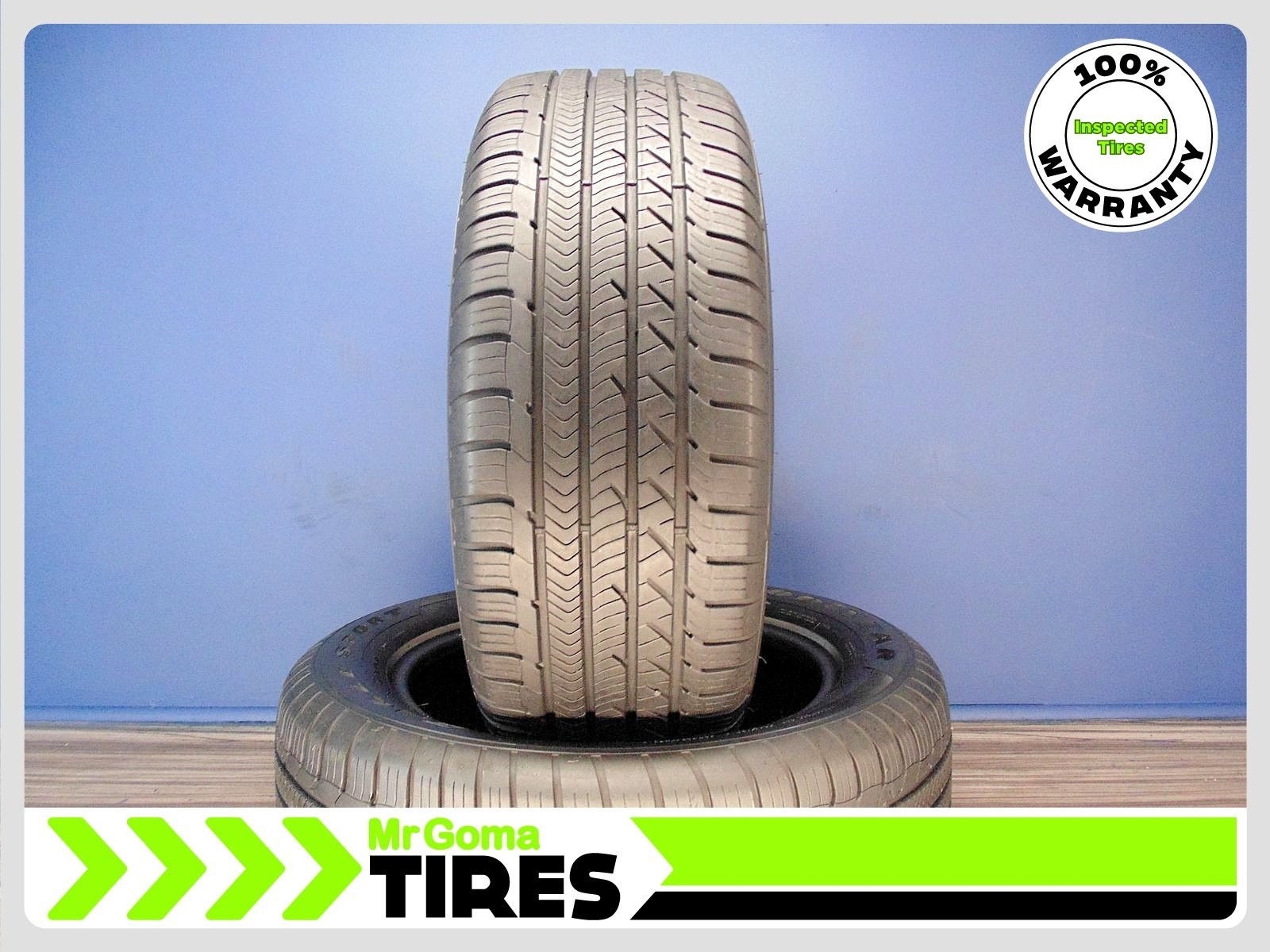 2 GOODYEAR EAGLE SPORT A/S AO AUDI 235/55R18 USED TIRE 8.7/32 TREAD 100H 2355518
