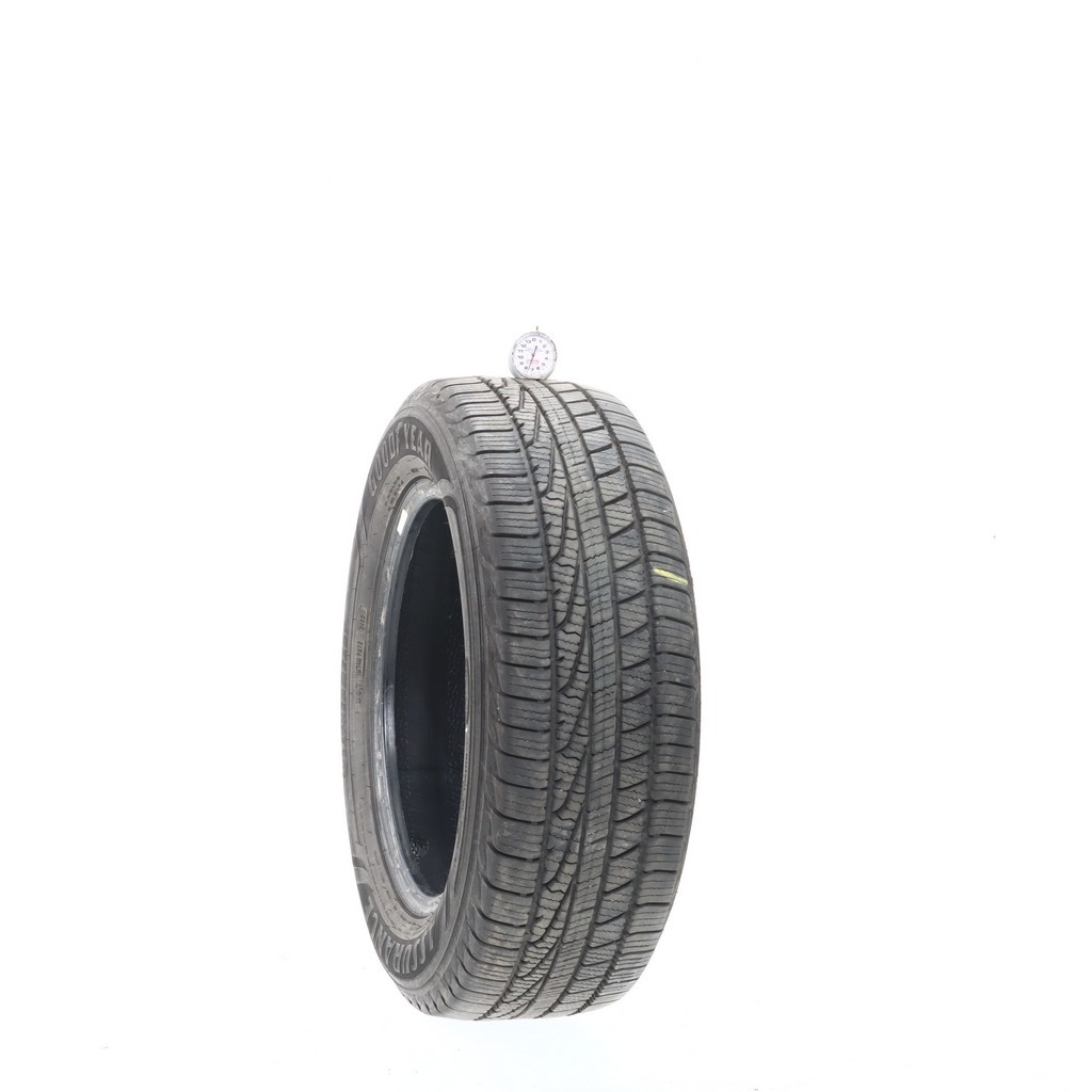 Set of (4) Used 215/60R16 Goodyear Assurance WeatherReady 95H – 7-7.5/32