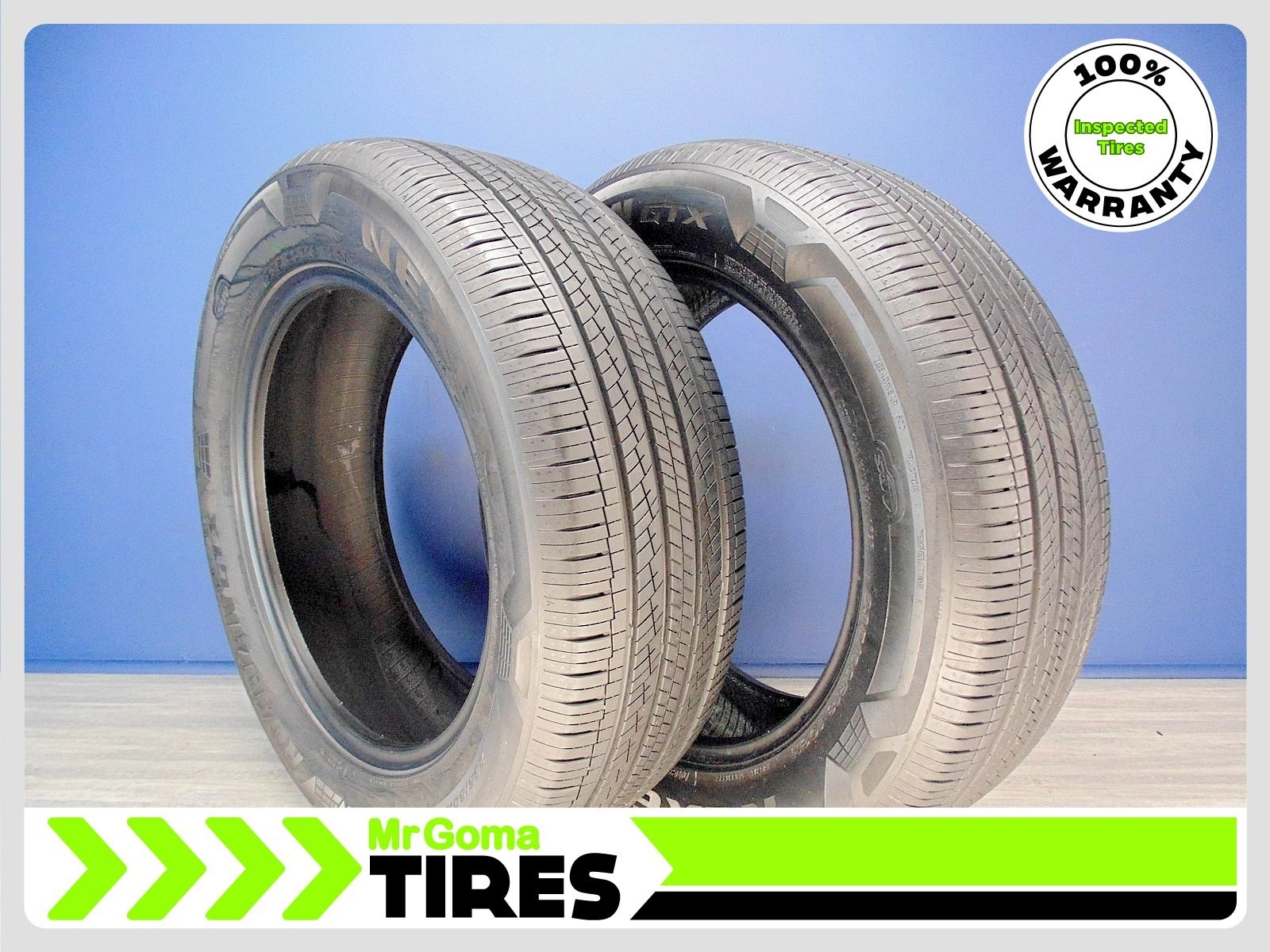 2 NEXEN ROADIAN GTX SUV 235/60R18 USED TIRE 8.1/32 TREAD 103H 2356018
