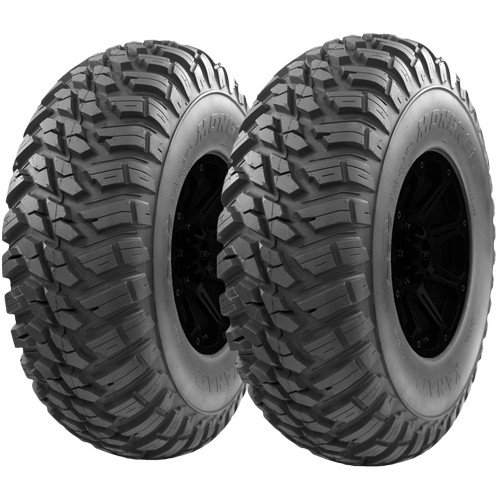 (QTY 2) 27X9.00R12 Kanati Mongrel 71 Load E Black Wall Tires