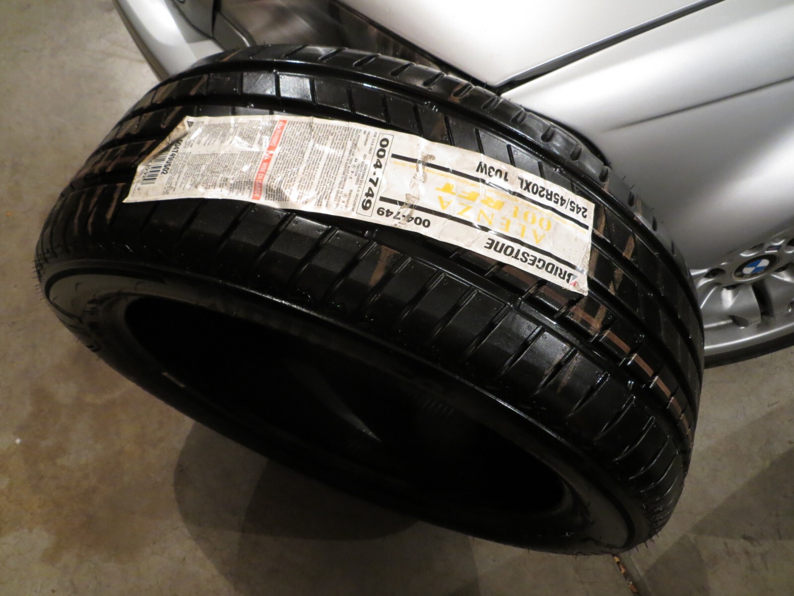 NEW 1 ONE BRIDGESTONE ALENZA 001 RFT 004-749 245/45R20 XL 103W 245 45 20 3155