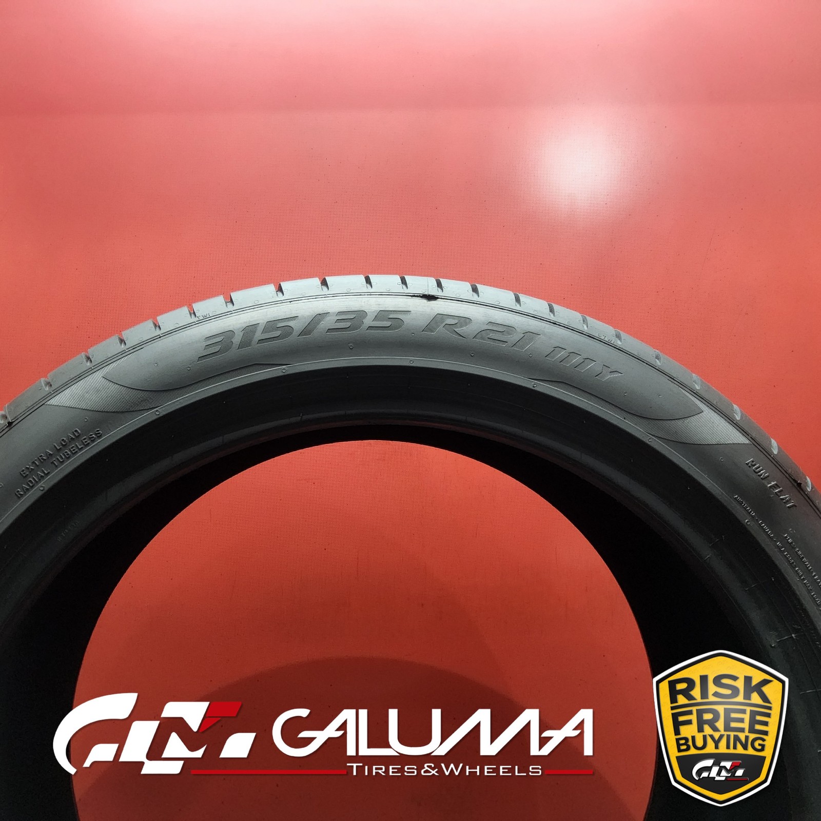 Set of 2 Tires LikeNEW Pirelli P Zero PZ4 Run Flat ★ 315/35R21 315/35/21 #94815