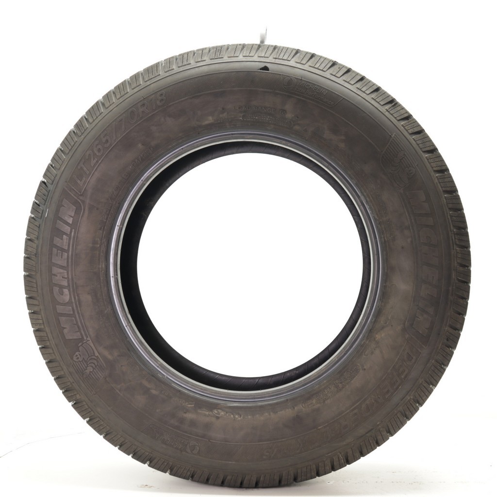 Used LT 265/70R18 Michelin Defender LTX M/S 124/121R – 11.5/32