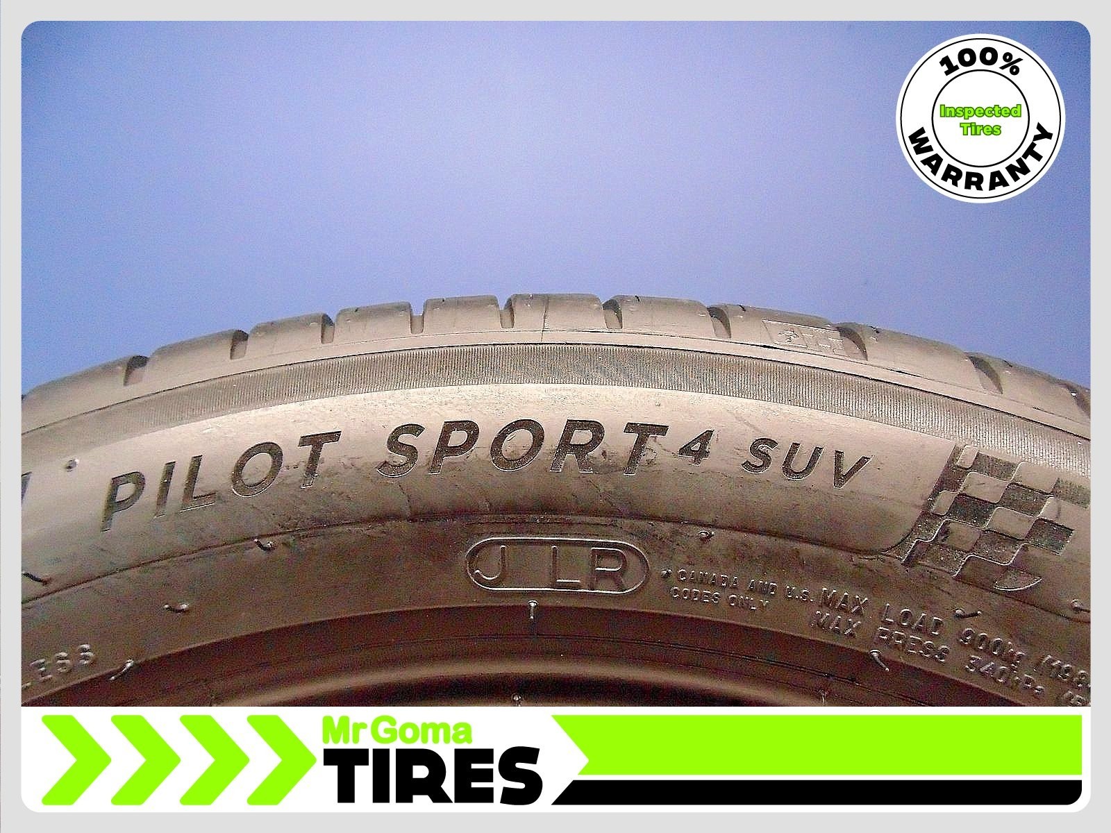 1 MICHELIN PILOT SPORT 4 SUV J LR XL 235/50R20 USED TIRE 7.3/32 TREAD LAND ROVER