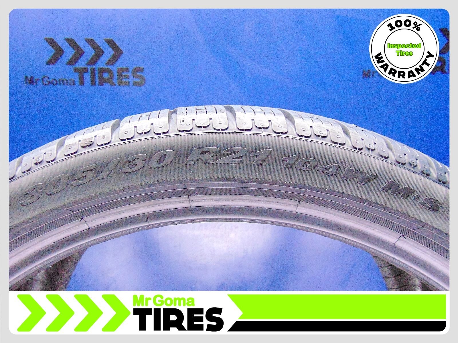 2 Used Pirelli Sottozero Winter 270 Serie II XL Tires 305/30R21 – 7.6/32 3053021