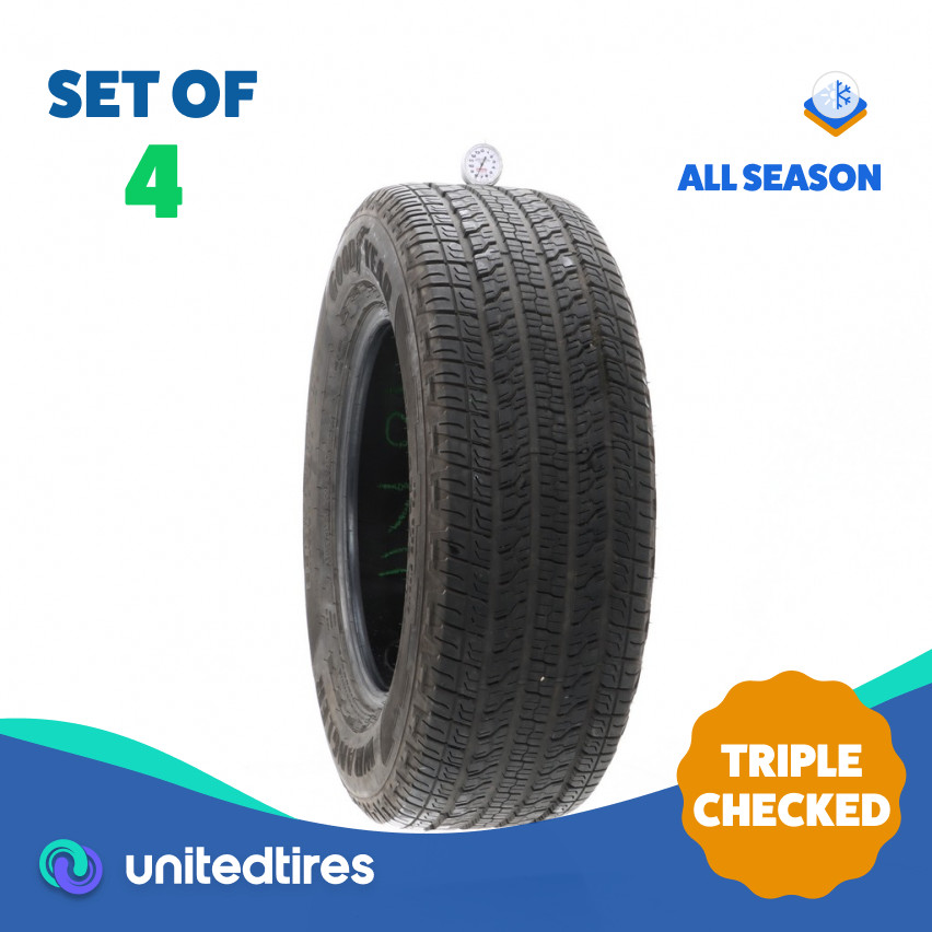 Set of (4) Used 255/65R17 Goodyear Wrangler Territory HT 110T – 7.5/32