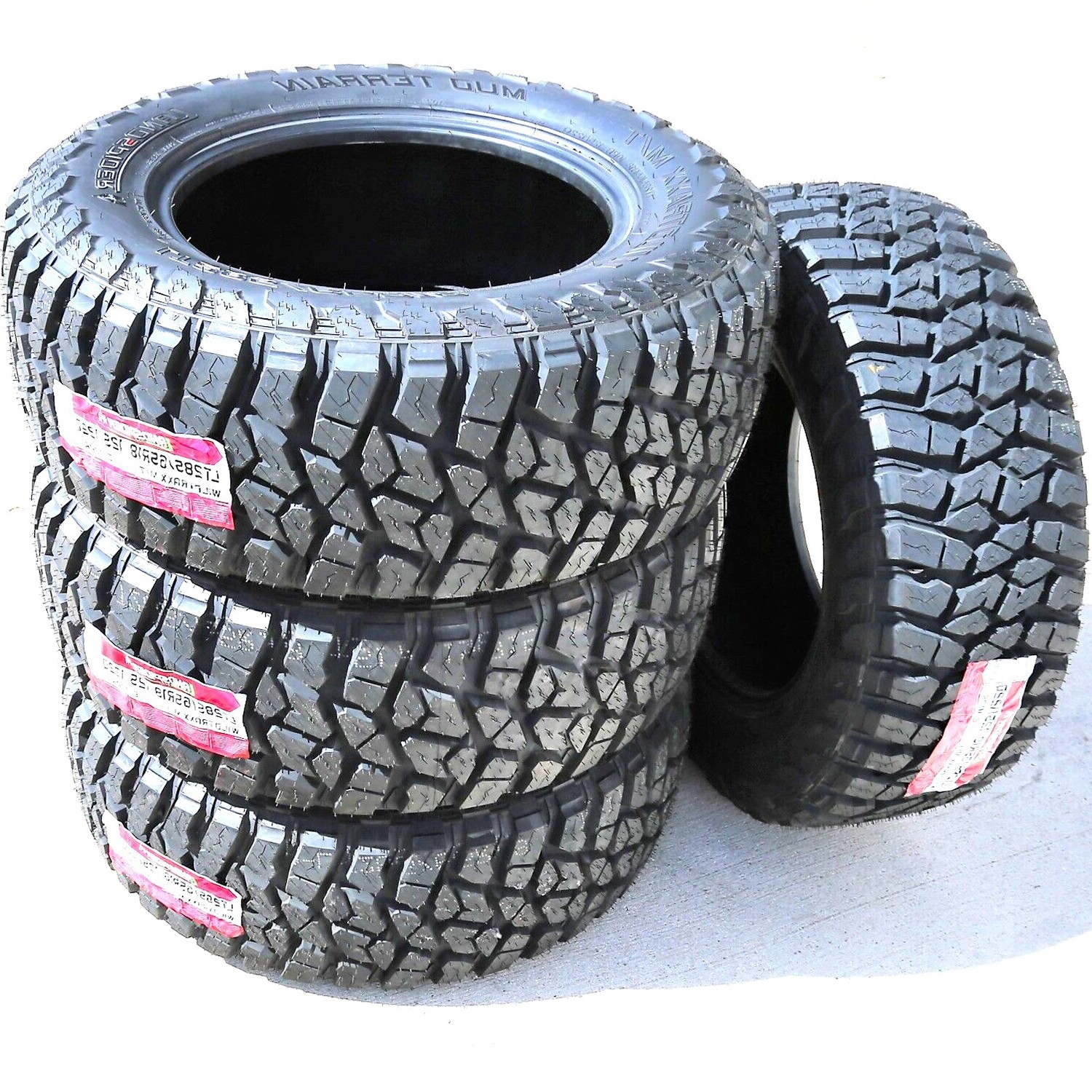 4 Tires LT 285/65R18 Landspider Wildtraxx M/T MT Mud Load E 10 Ply