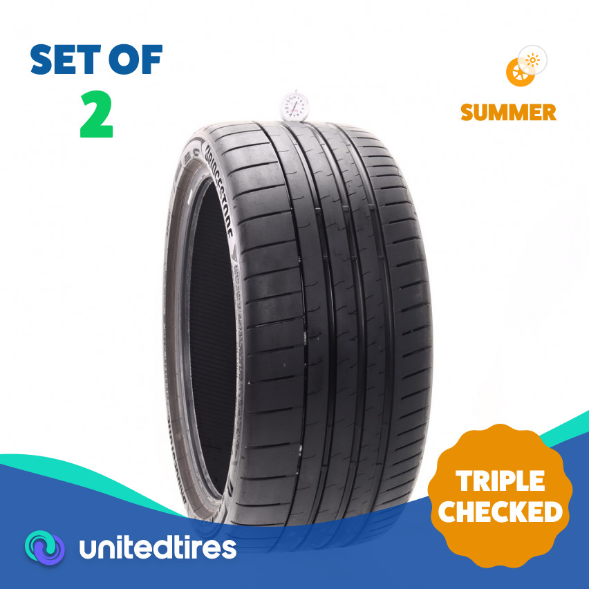 Set of (2) Used 275/35ZR21 Bridgestone Potenza Sport Enliten ND0 103Y – 7.5/32
