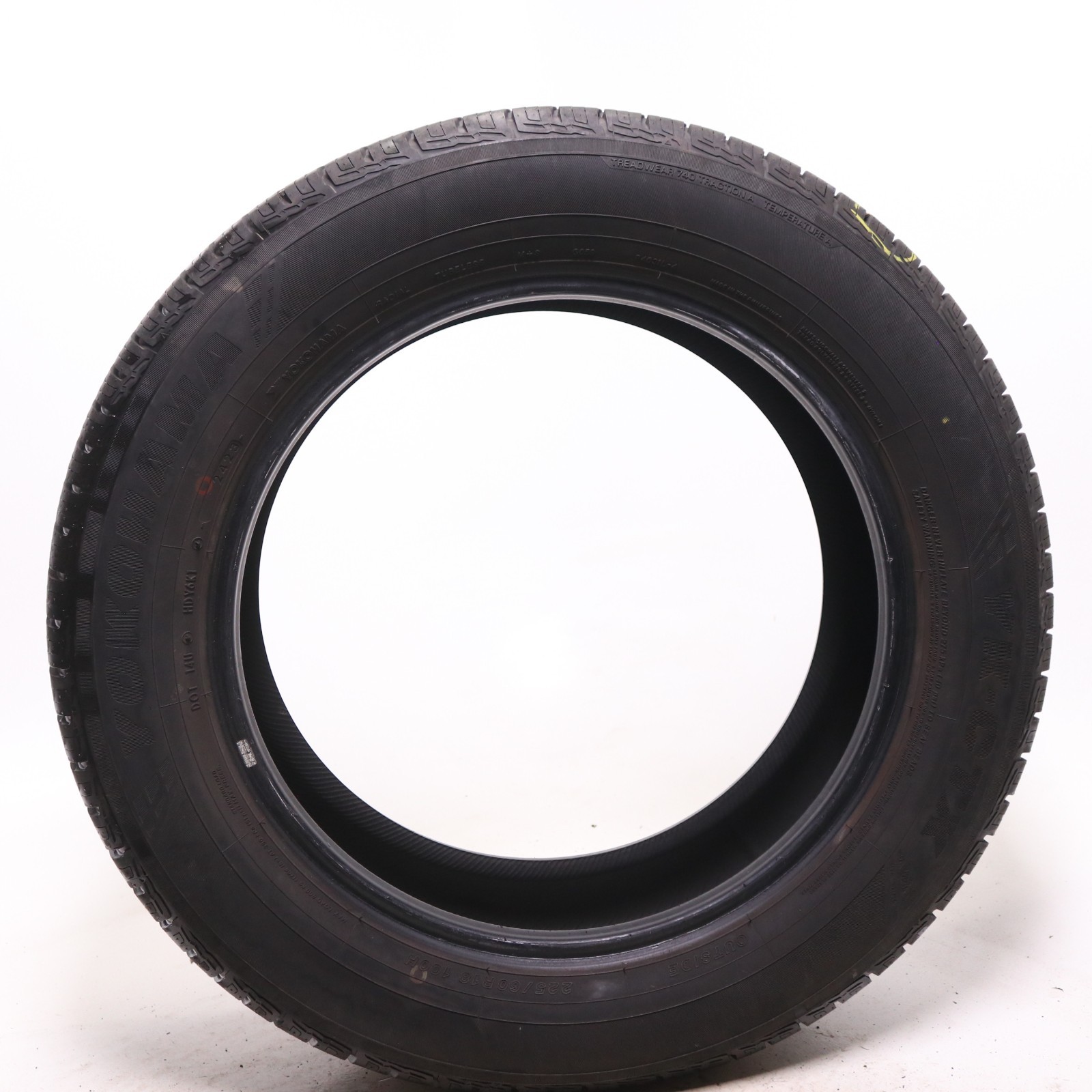 Set of 4 Used 225/60R18 Yokohama YK-CTX – 100H – 9.5-10.5/32