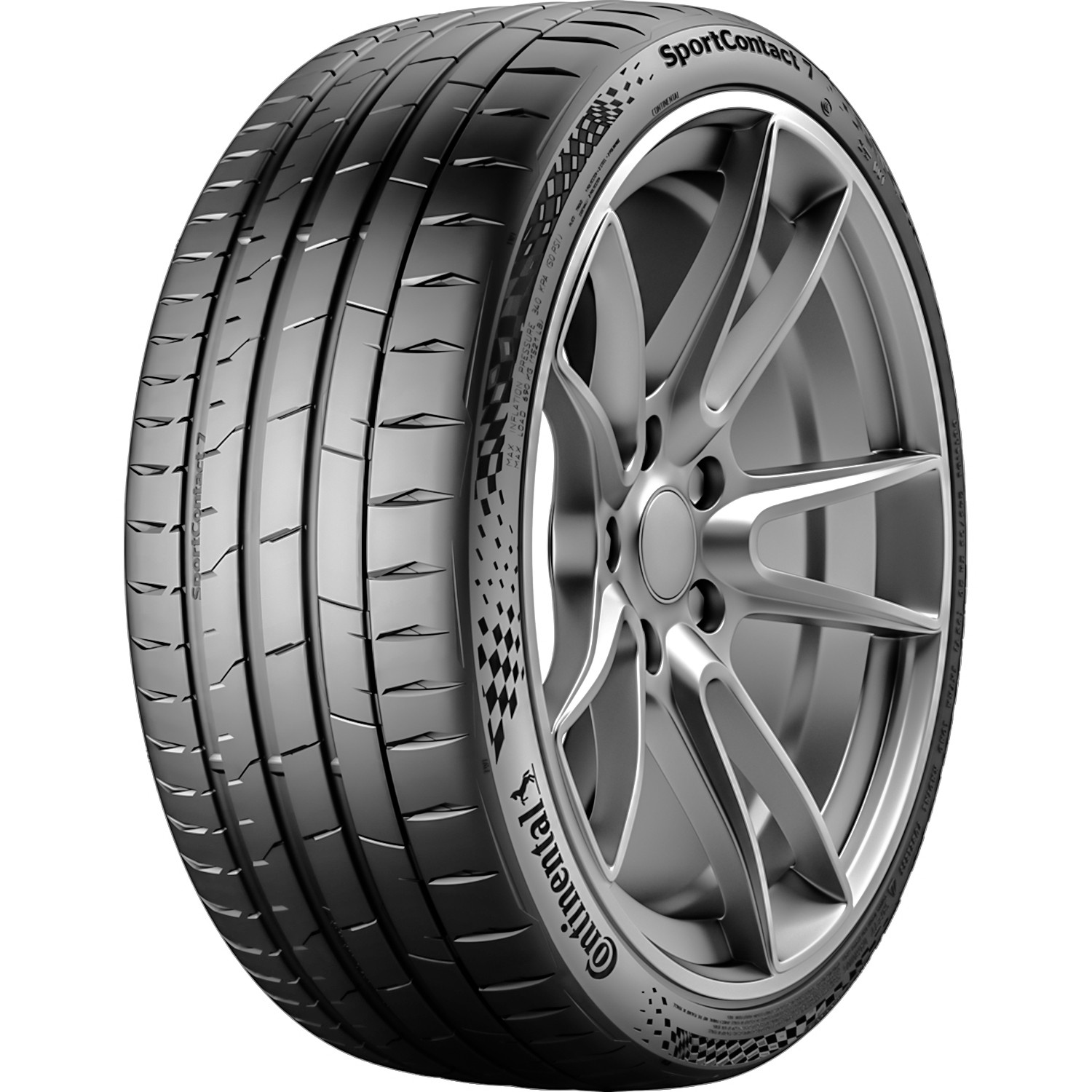 One Tire 285/40R20 108Y XL Continental SportContact 7 EV (BMW) High Performance