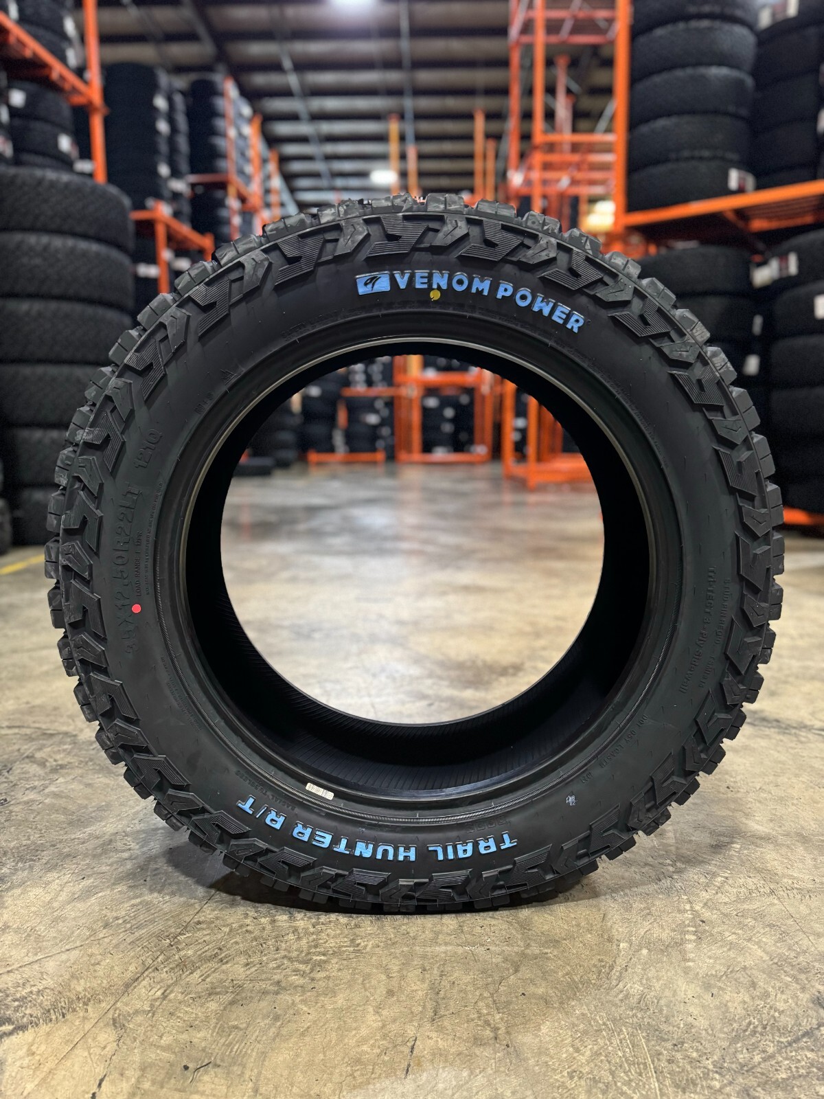 4 NEW 35X12.50R20 VENOM TRAIL HUNTER R/T WHITE LETTER 10 PLY TIRE 35 12.50 20