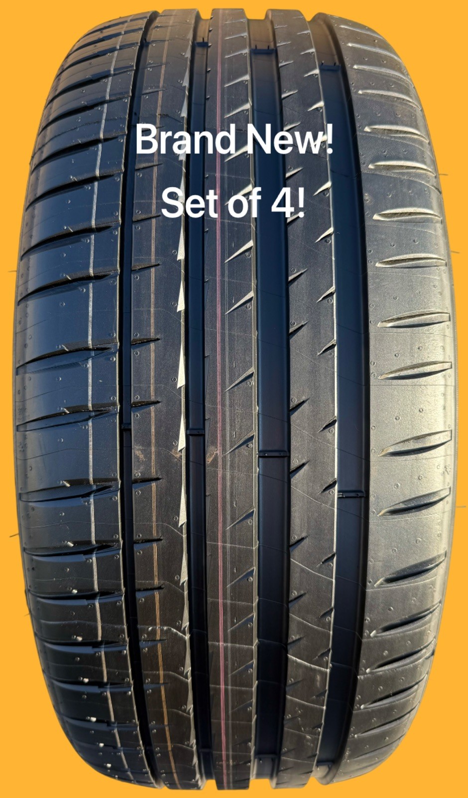 FOUR BRAND NEW 245/45R19 102Y Michelin Pilot Sport 4 Noise Cancelling Tires
