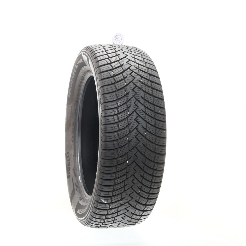 Set of (4) Used 255/55R20 Pirelli Scorpion Weather Active 110V – 9.5-10.5/32