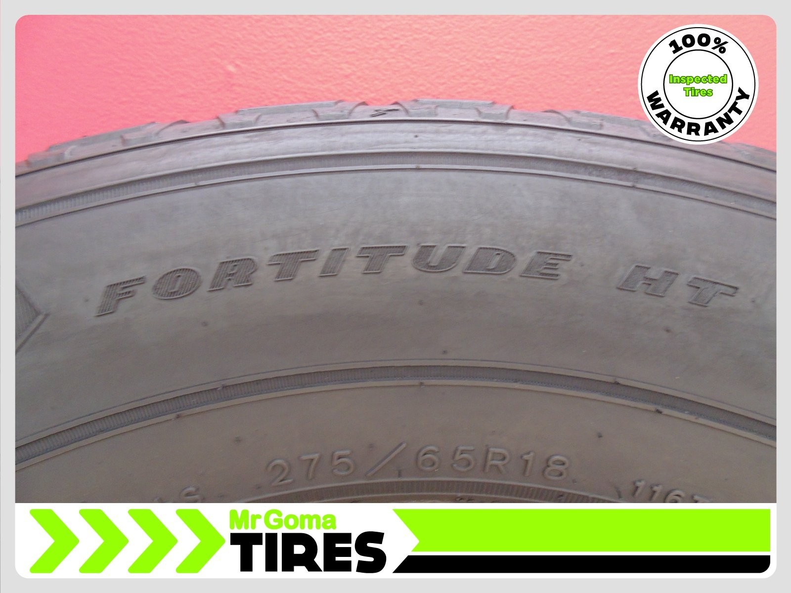 1 GOODYEAR WRANGLER FORTITUDE HT 275/65R18 116T Tread 7.3/32