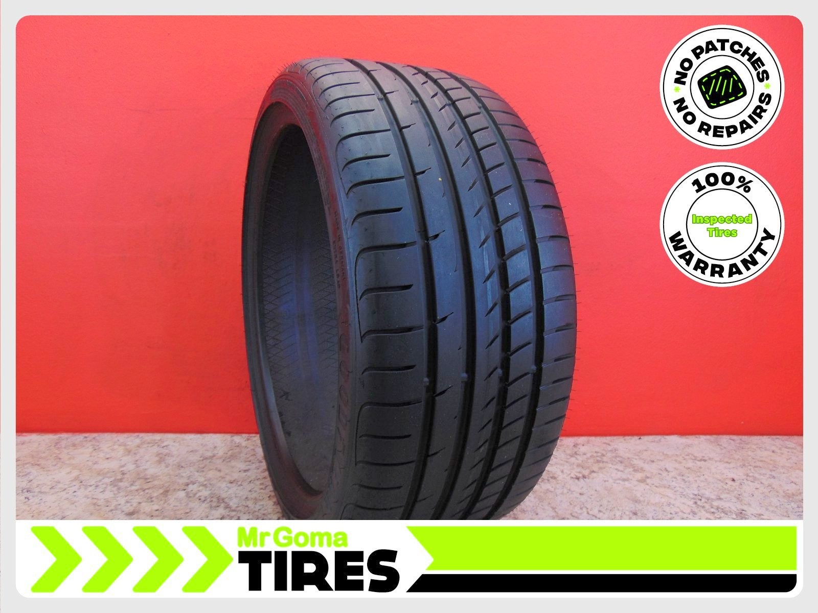 1 GOODYEAR EAGLE F1 ASYMMETRIC 2 MOE RFT XL 245/35R19 TIRE 9.5/32 TREAD RUN FLAT