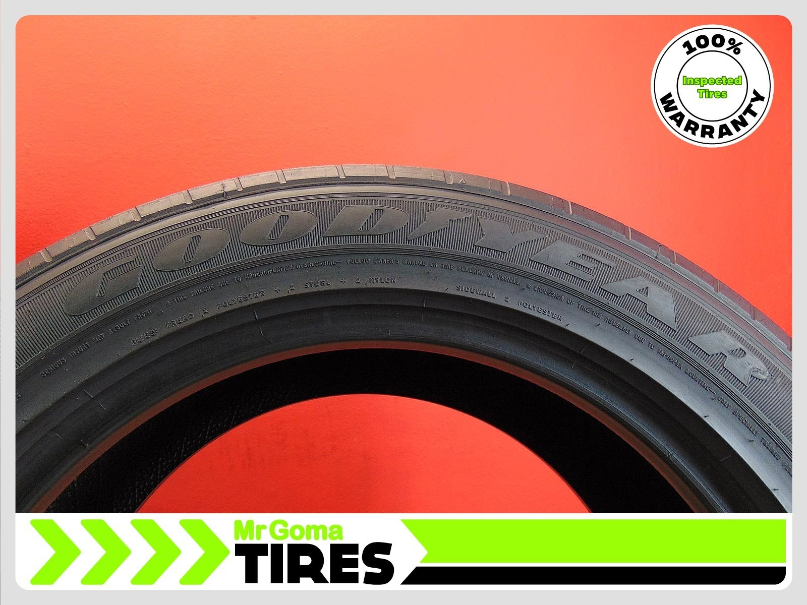 SET OF 4 GOODYEAR EAGLE RS-A 245/55R18 USED TIRES 7.1/32 TREAD 103V 2455518