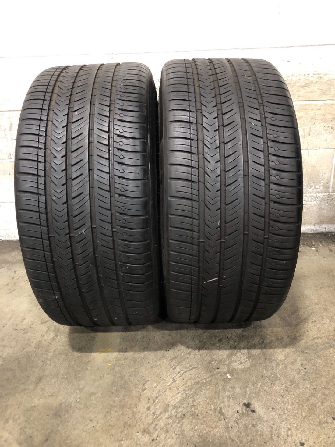 2x P305/35R23 Michelin pilot sport all season 4 LR 7/32 114 Y Used Tires 3053523