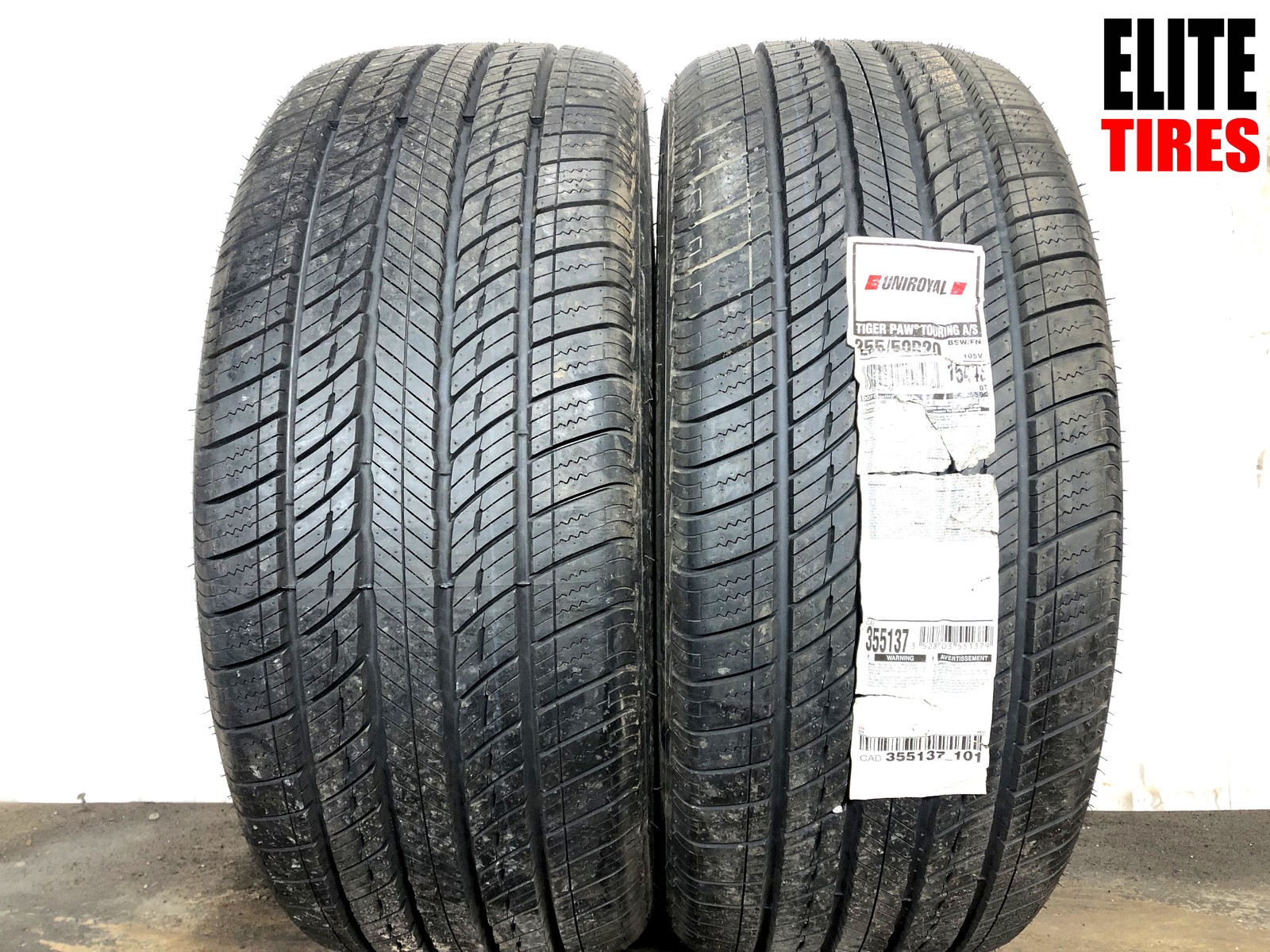 [2] Uniroyal Tiger Paw Touring A/S P255/50R20 255 50 20 New Tire
