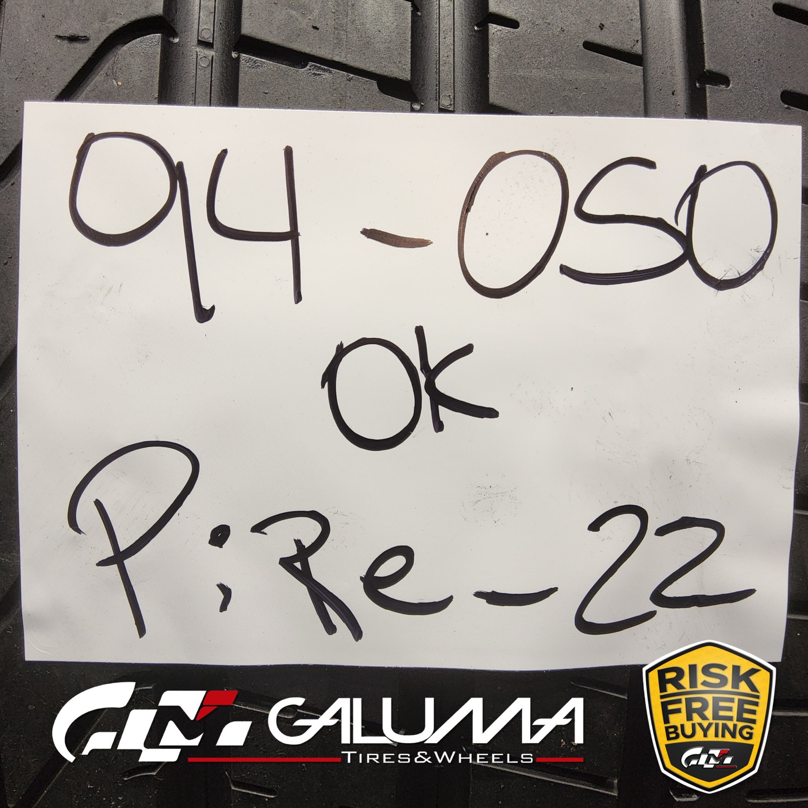 Set of 2 Tires LikeNEW Pirelli P Zero (N0) XL 315/30ZR22 315/30/22 107Y #94050