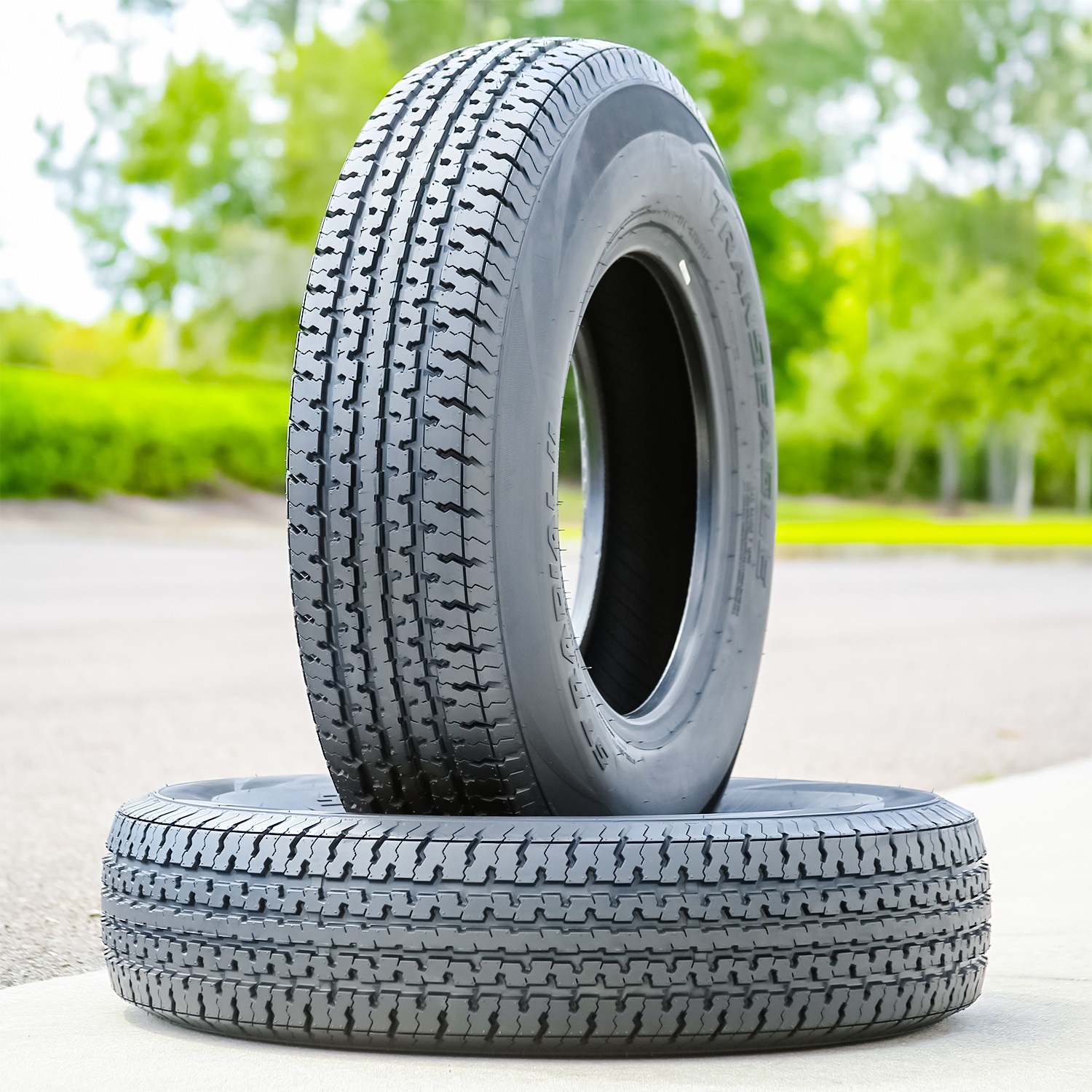 4 Tires Transeagle ST Radial II Steel Belted ST 205/75R14 Load E 10 Ply Trailer