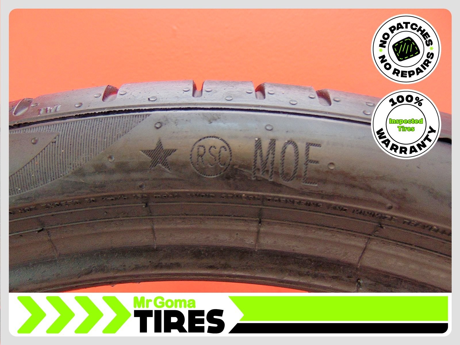 1 PIRELLI P ZERO TM PZ4 MOE RSC RFT XL 245/35R20 USED TIRE 7.0/32 TREAD 95Y