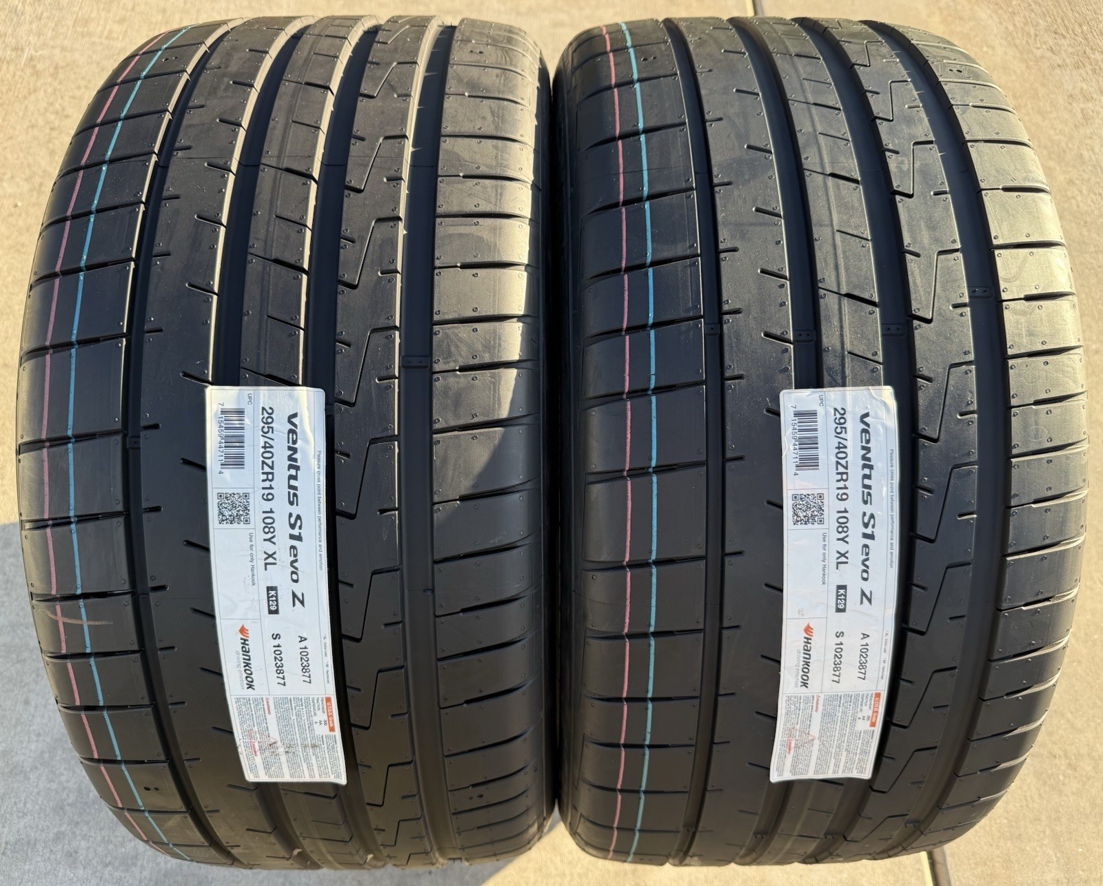 TWO BRAND NEW 295/40ZR19 108Y Hankook Ventus S1 evo Z ND0 Porsche Panamera Tires