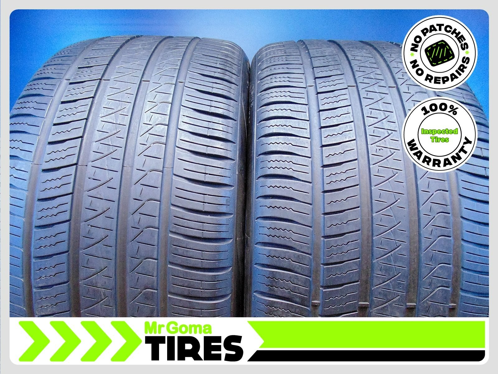 2 PIRELLI SCORPION TM ZERO ALL SEASON MO-S PNCS 315/40R21 USED TIRES 7/32 AVG