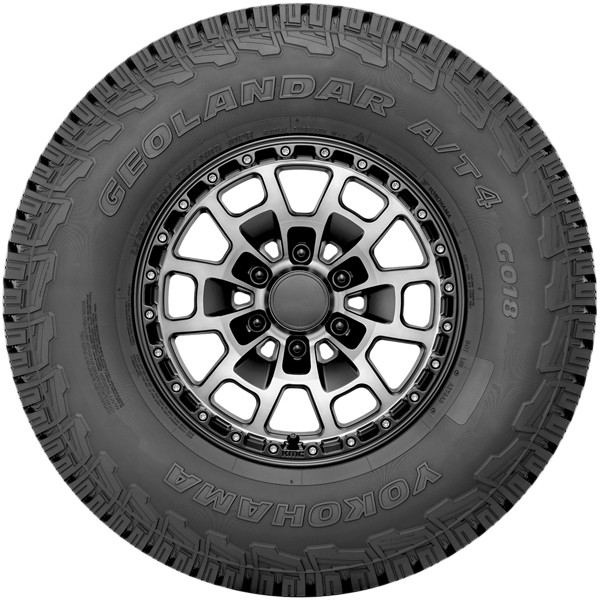 (QTY 4) 255/60R18 Yokohama Geolandar A/T4 112H XL Black Wall Tires