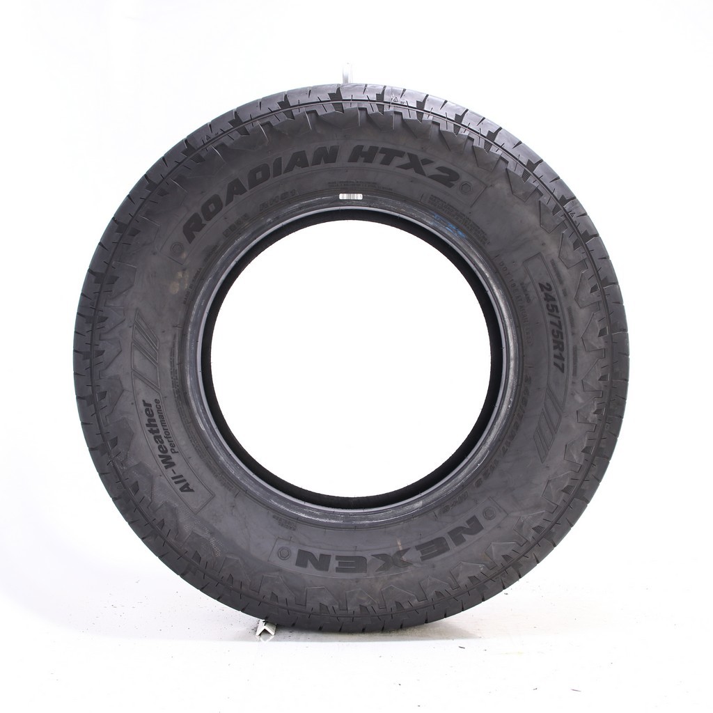 Set of (4) Used 245/75R17 Nexen Roadian HTX 2 RH51 112S – 9-10/32